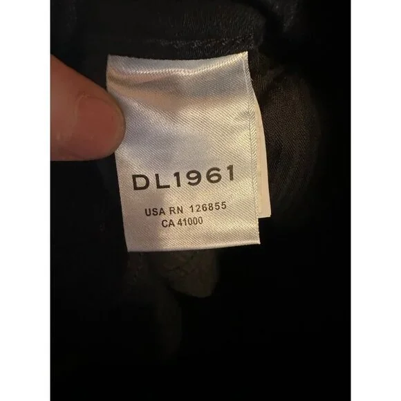 DL1961 Wooster Womens Skinny Jeans Size 23 Dark Wash Stretch Denim Florence Mid - Picture 9 of 11